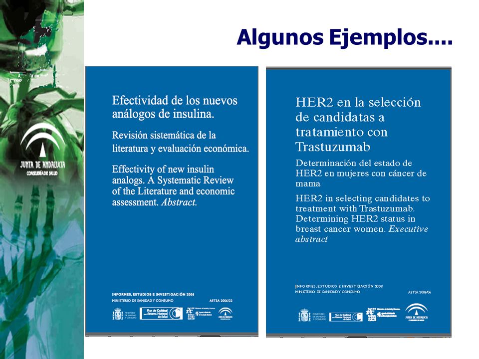 Algunos Ejemplos.... De todos es conocido que la asistencia sanitaria constituye uno de los campos en que más ostensiblemente se ha experimentado.