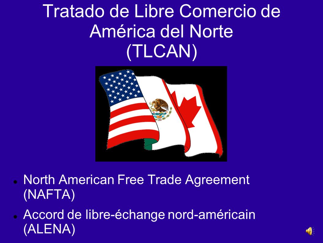 Tratado de Libre Comercio de América del Norte (TLCAN)