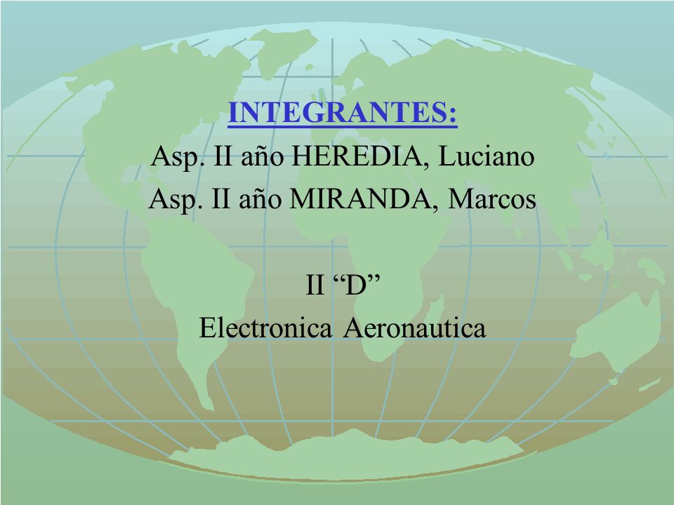 Asp. II año HEREDIA, Luciano Asp. II año MIRANDA, Marcos II D