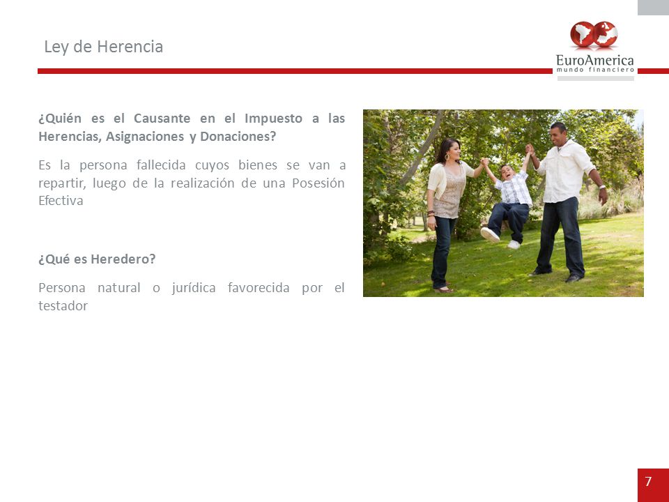 Ley de Herencia ¿Quién es el Causante en el Impuesto a las Herencias, Asignaciones y Donaciones