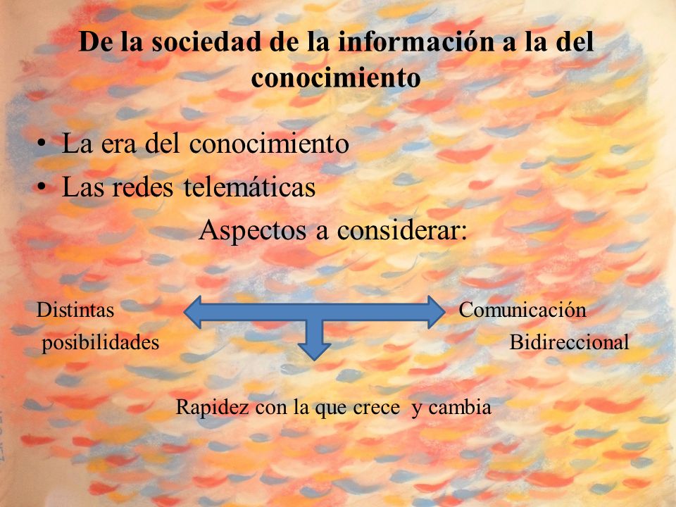 De la sociedad de la información a la del conocimiento