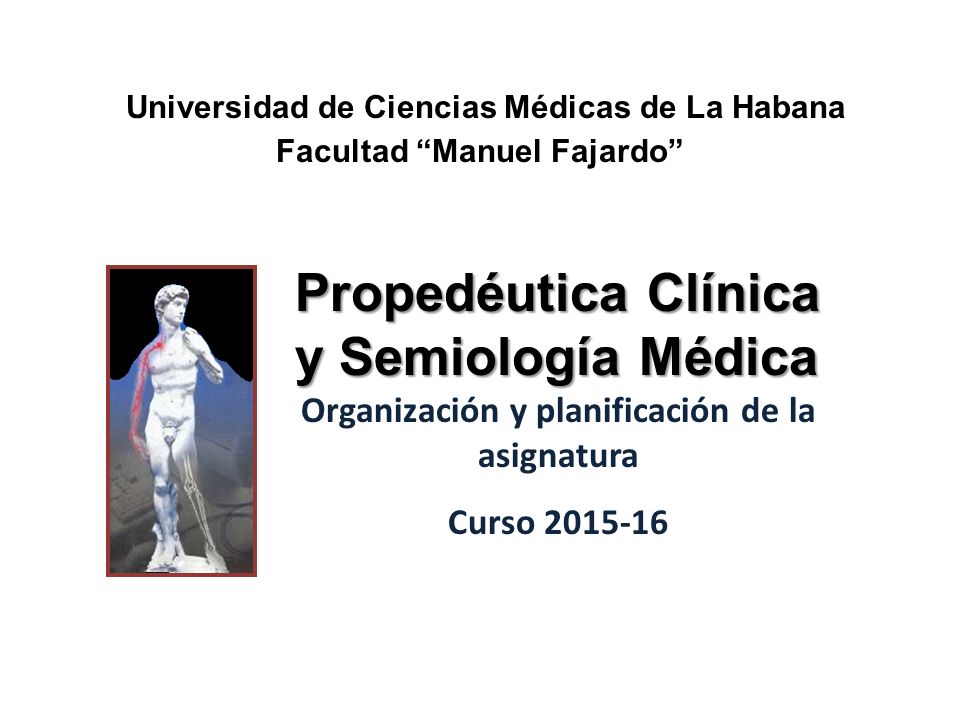 Universidad de Ciencias Médicas de La Habana Facultad Manuel Fajardo