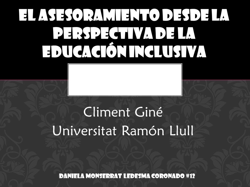 El asesoramiento desde la perspectiva de la educación inclusiva