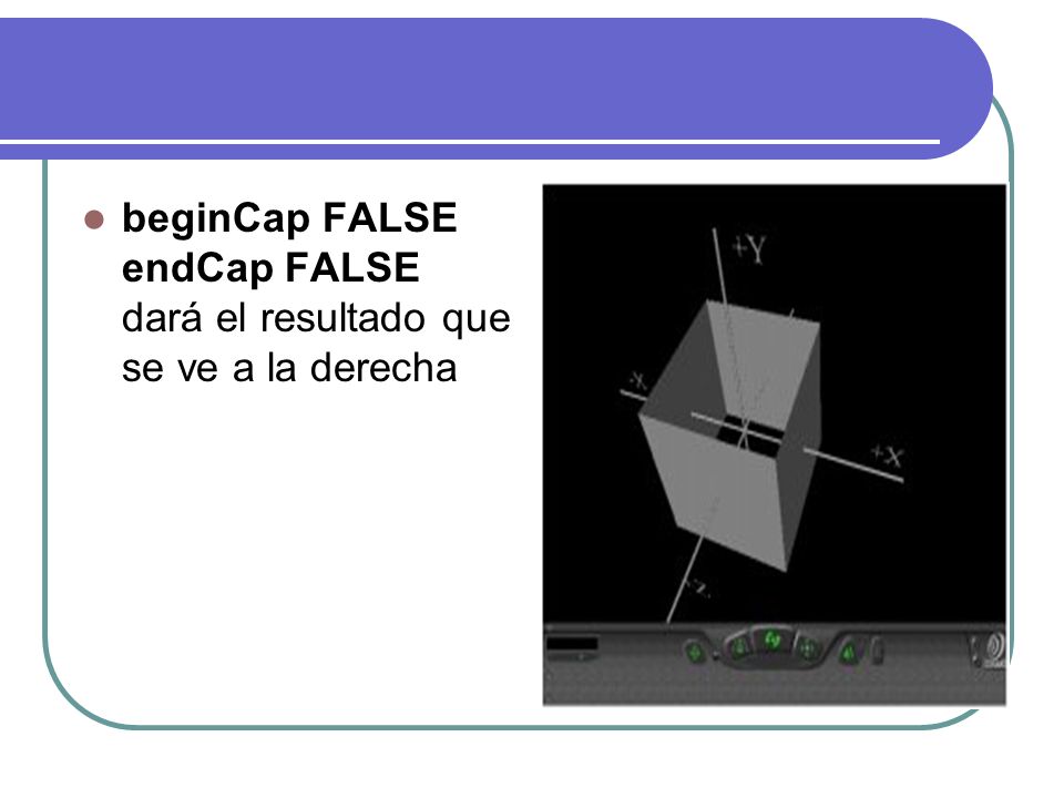 beginCap FALSE endCap FALSE dará el resultado que se ve a la derecha