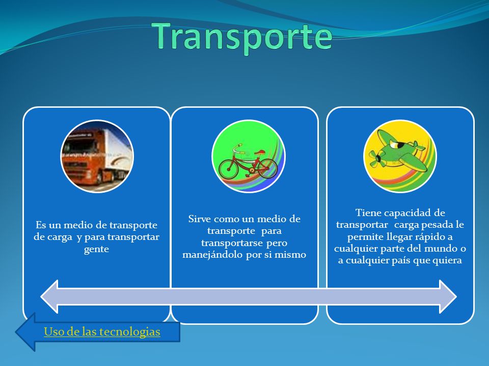 Es un medio de transporte de carga y para transportar gente