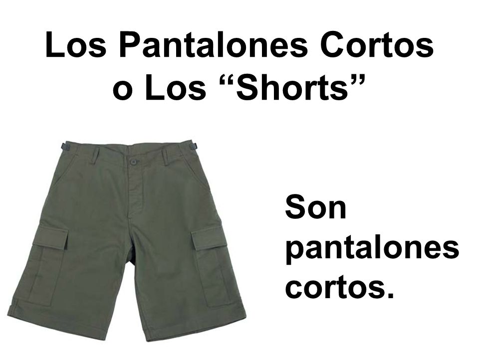 Los Pantalones Cortos o Los Shorts