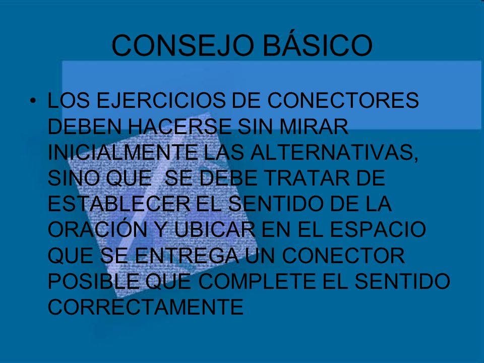 CONSEJO BÁSICO