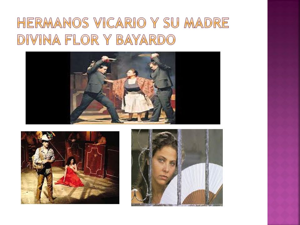 Hermanos vicario y su madre Divina Flor y Bayardo
