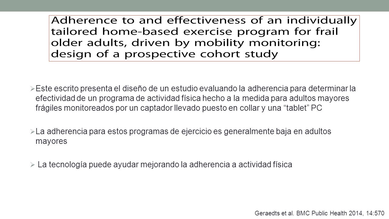 La tecnología puede ayudar mejorando la adherencia a actividad física