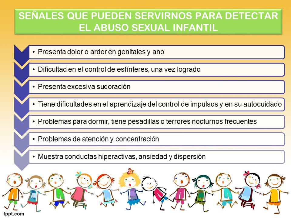 SEÑALES QUE PUEDEN SERVIRNOS PARA DETECTAR EL ABUSO SEXUAL INFANTIL