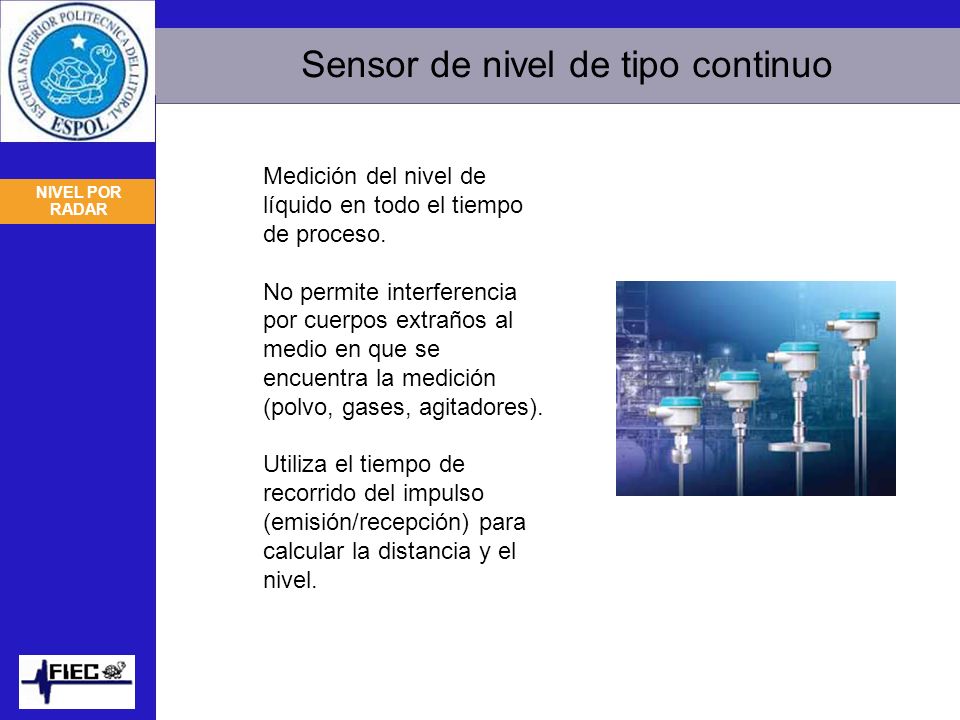 Sensor de nivel de tipo continuo