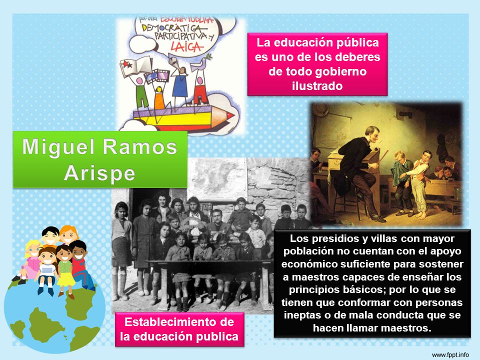 La educación pública es uno de los deberes de todo gobierno ilustrado