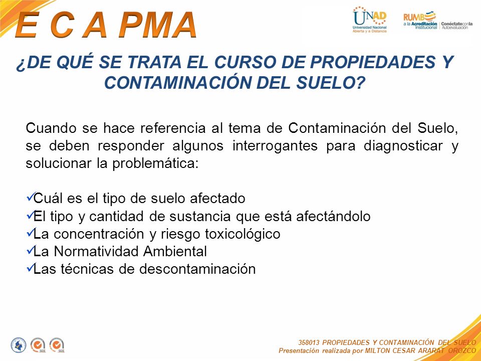 ¿DE QUÉ SE TRATA EL CURSO DE PROPIEDADES Y CONTAMINACIÓN DEL SUELO