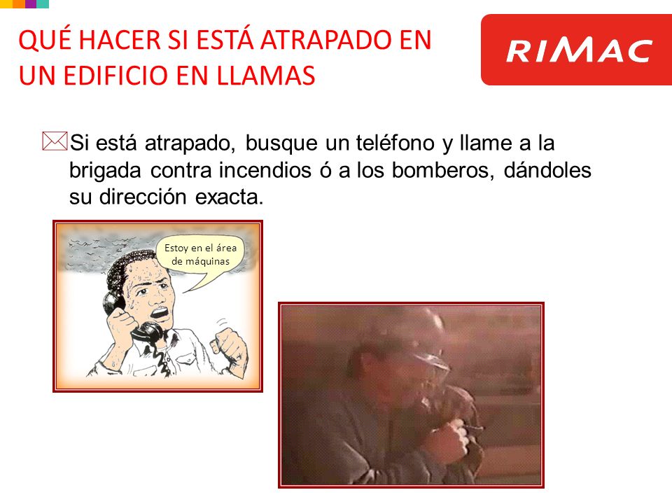 QUÉ HACER SI ESTÁ ATRAPADO EN UN EDIFICIO EN LLAMAS