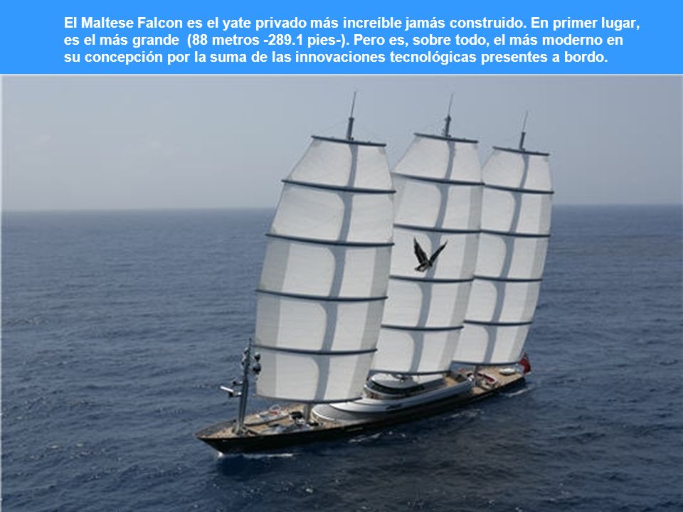 El Maltese Falcon es el yate privado más increíble jamás construido