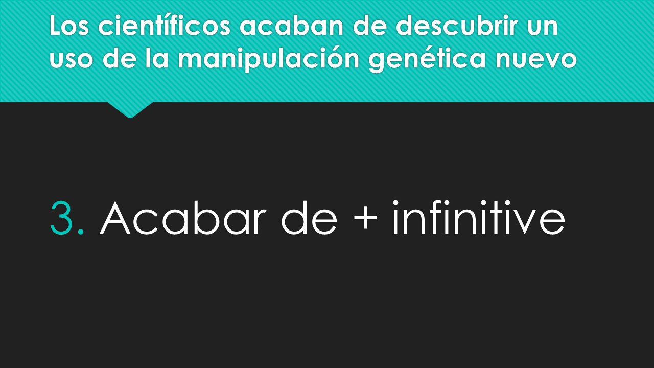 Los científicos acaban de descubrir un uso de la manipulación genética nuevo