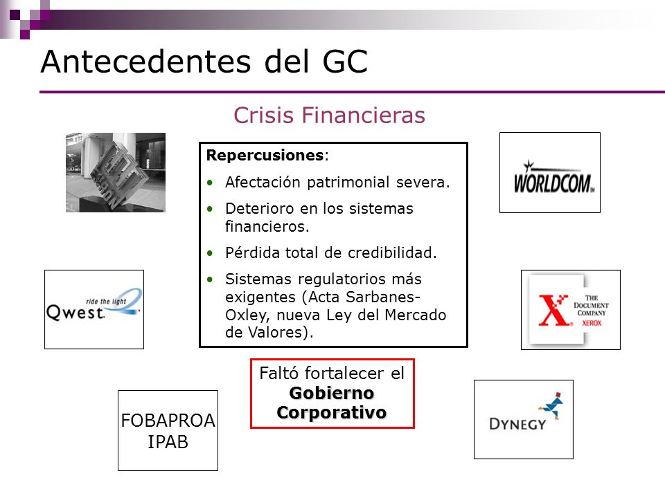Faltó fortalecer el Gobierno Corporativo