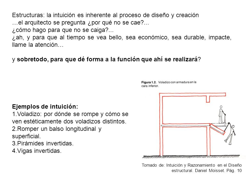 Estructuras: la intuición es inherente al proceso de diseño y creación