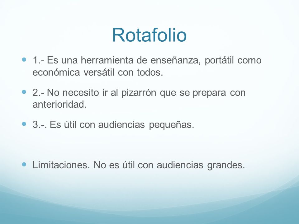 Rotafolio 1.- Es una herramienta de enseñanza, portátil como económica versátil con todos.