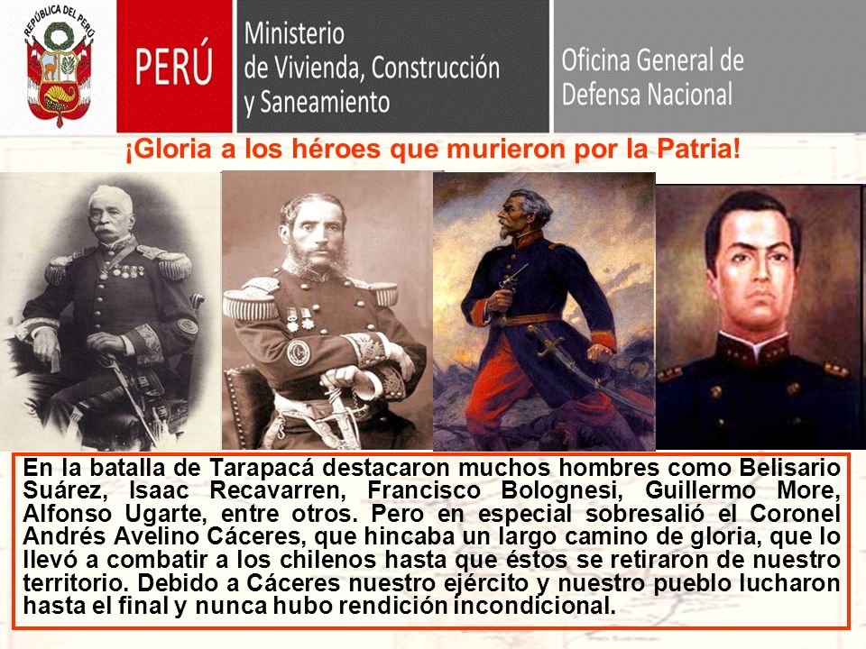 ¡Gloria a los héroes que murieron por la Patria!