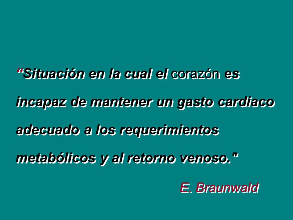 Situación en la cual el corazón es