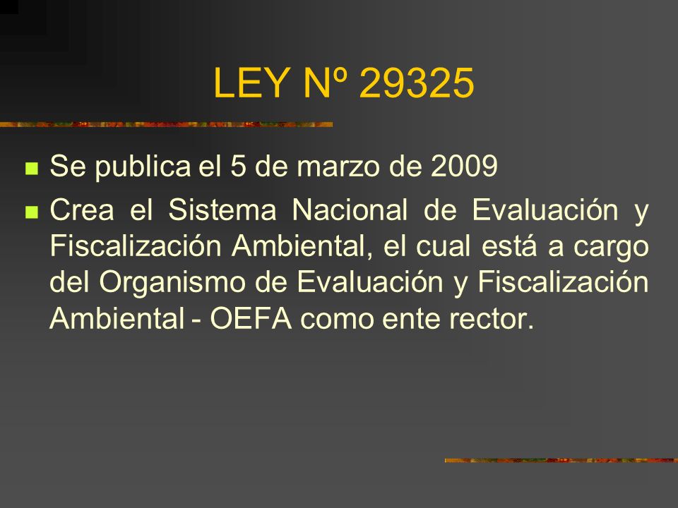 LEY Nº Se publica el 5 de marzo de 2009