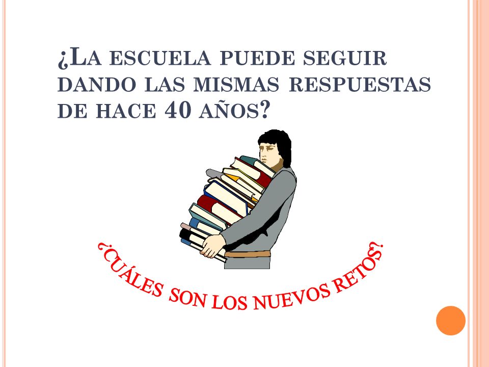 ¿La escuela puede seguir dando las mismas respuestas de hace 40 años