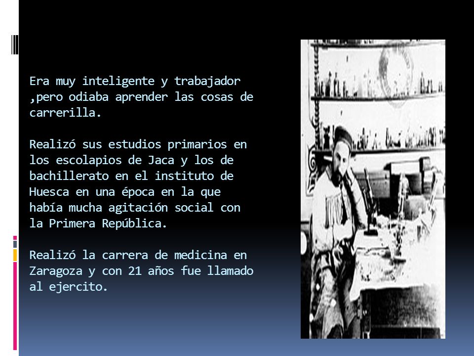Era muy inteligente y trabajador ,pero odiaba aprender las cosas de carrerilla.