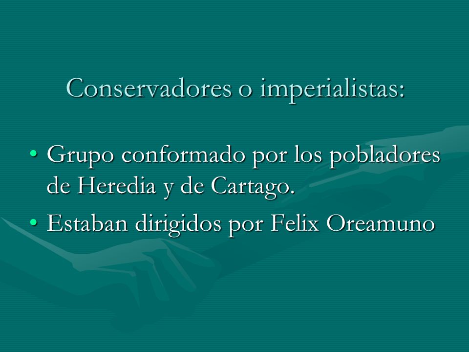 Conservadores o imperialistas: