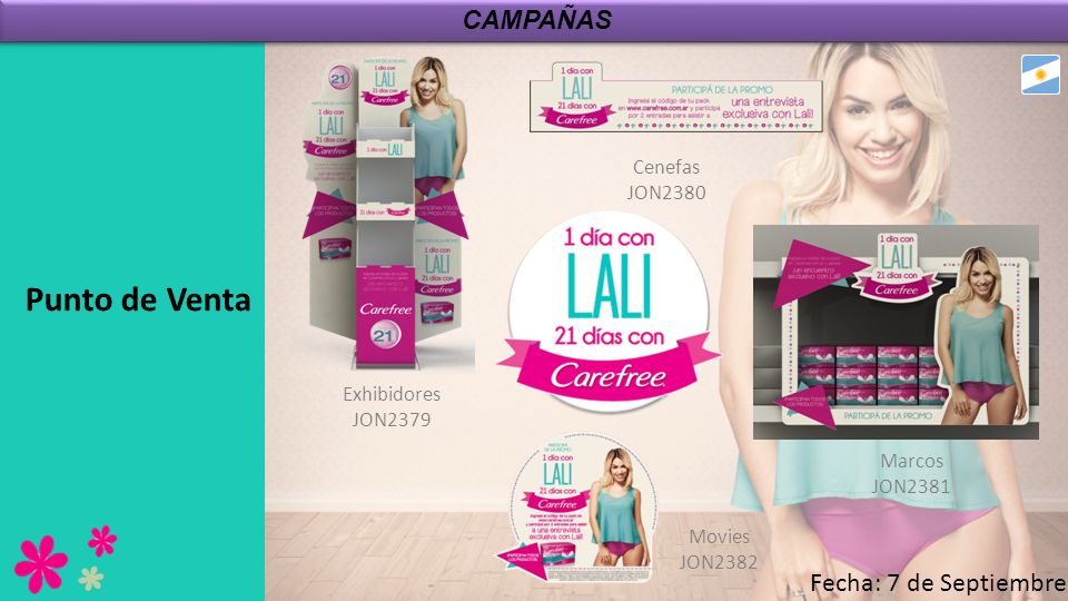 Punto de Venta CAMPAÑAS Fecha: 7 de Septiembre Cenefas JON2380