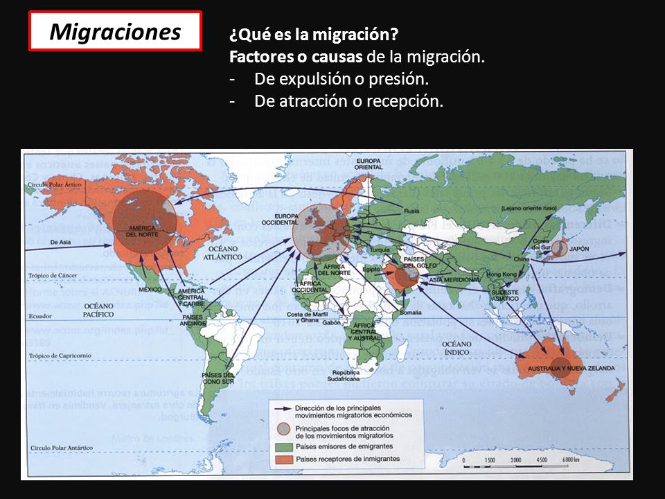 Migraciones ¿Qué es la migración Factores o causas de la migración.