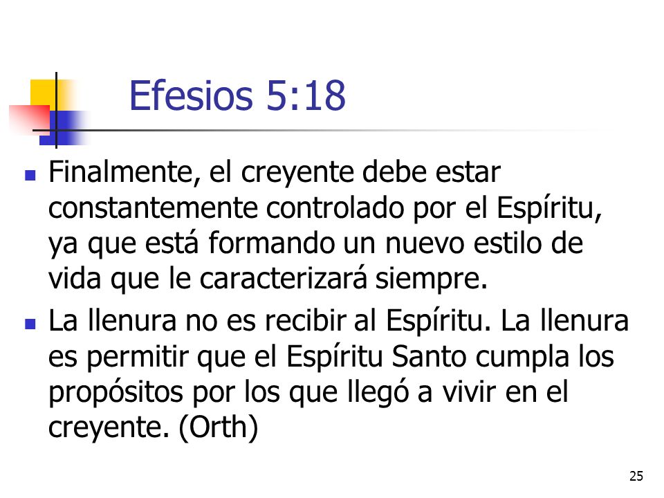 Efesios 5:18