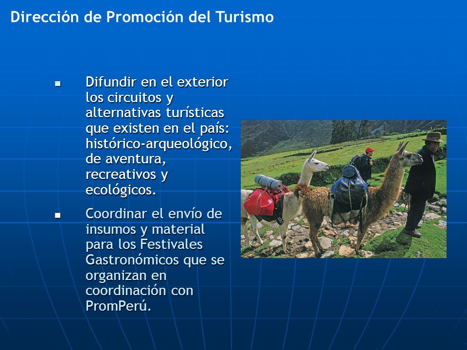 Dirección de Promoción del Turismo