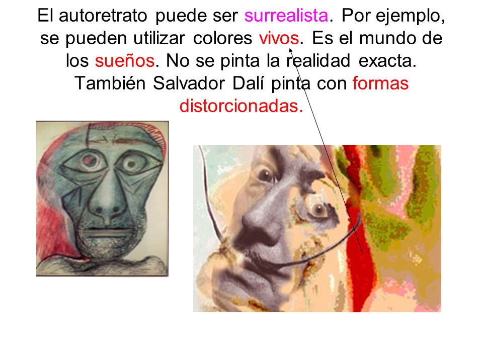 El autoretrato puede ser surrealista
