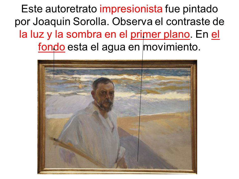Este autoretrato impresionista fue pintado por Joaquin Sorolla