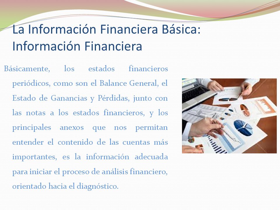 La Información Financiera Básica: Información Financiera