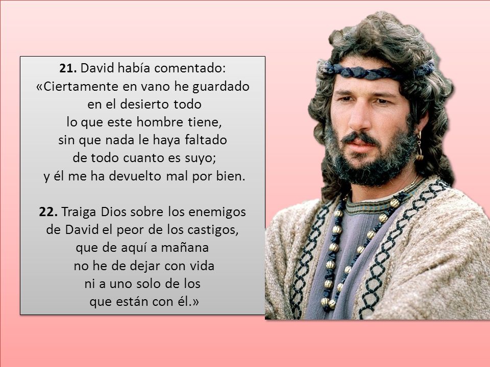 lo que este hombre tiene, sin que nada le haya faltado