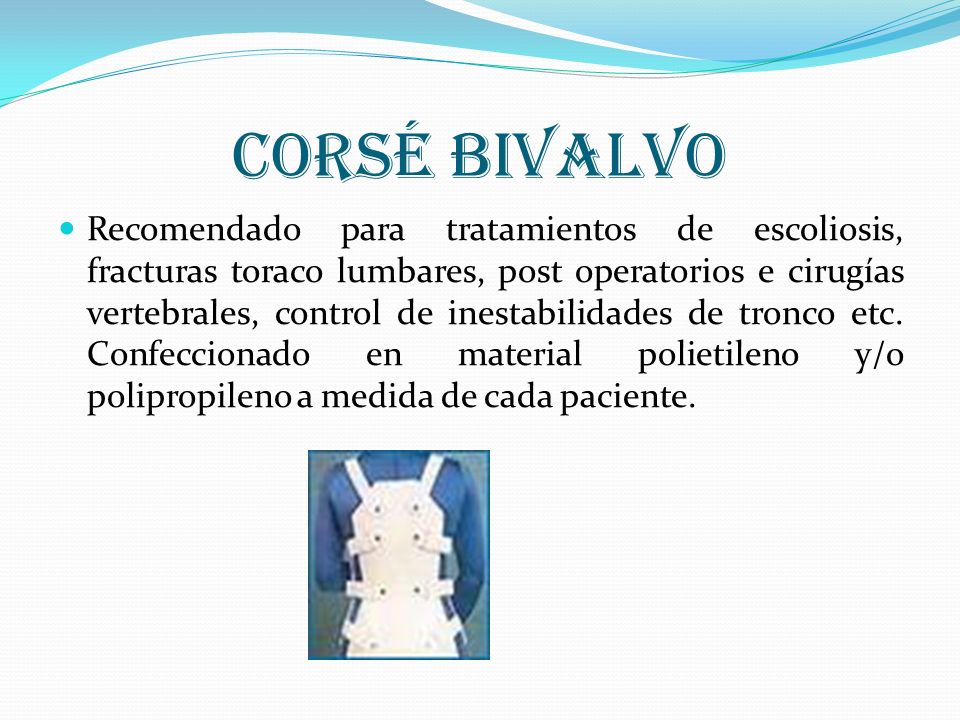 Corsé bivalvo