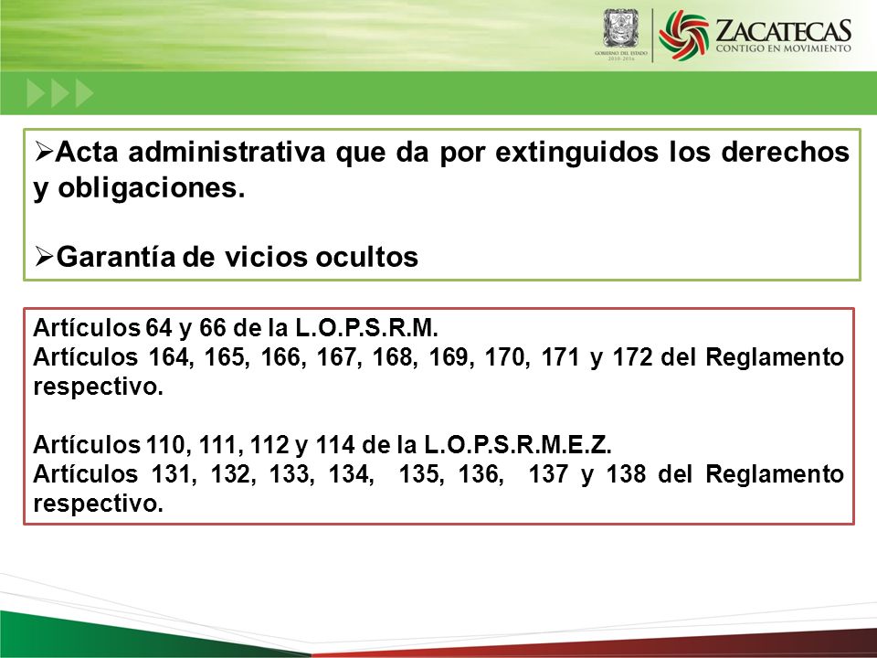 Garantía de vicios ocultos