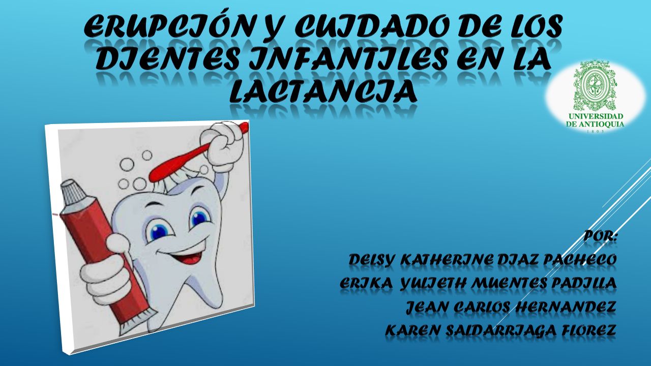 ERUPCIÓN Y CUIDADO DE LOS DIENTES INFANTILES en la lactancia