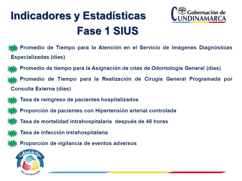 Indicadores y Estadísticas Fase 1 SIUS