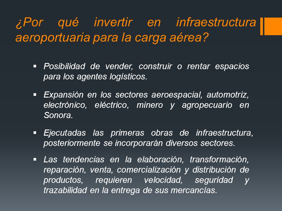 ¿Por qué invertir en infraestructura aeroportuaria para la carga aérea