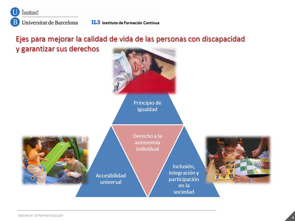 Ejes para mejorar la calidad de vida de las personas con discapacidad