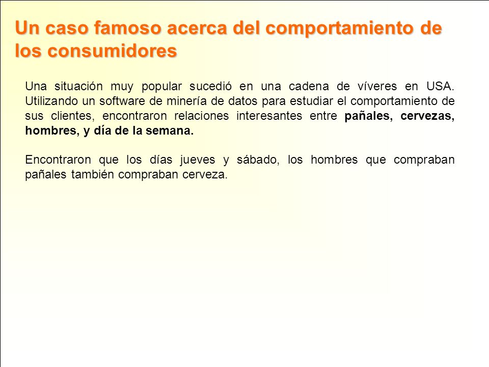 Un caso famoso acerca del comportamiento de los consumidores