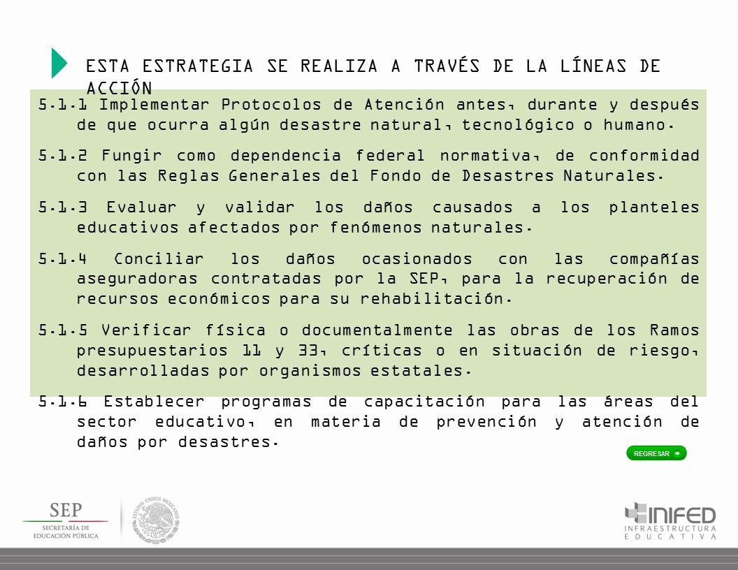 ESTA ESTRATEGIA SE REALIZA A TRAVÉS DE LA LÍNEAS DE ACCIÓN