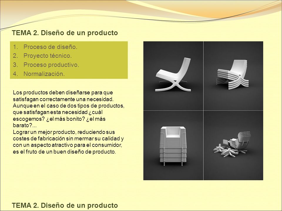 TEMA 2. Diseño de un producto