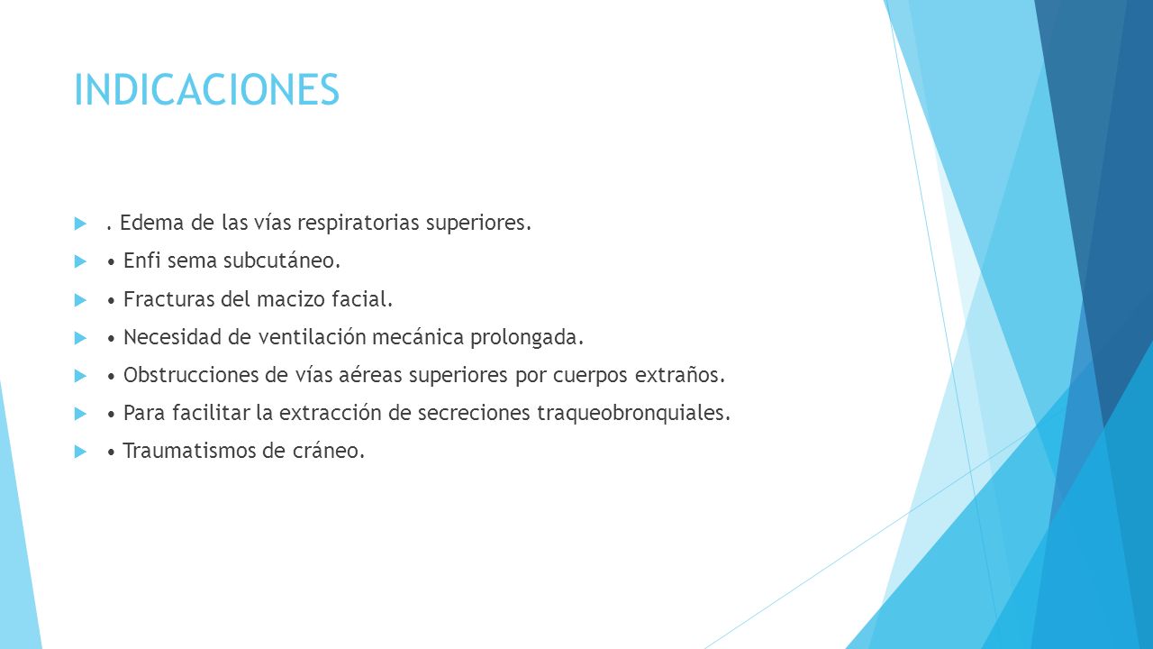INDICACIONES . Edema de las vías respiratorias superiores.