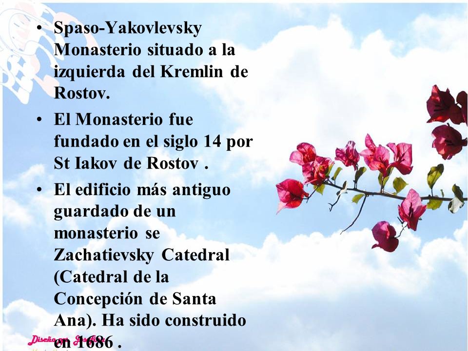 El Monasterio fue fundado en el siglo 14 por St Iakov de Rostov .