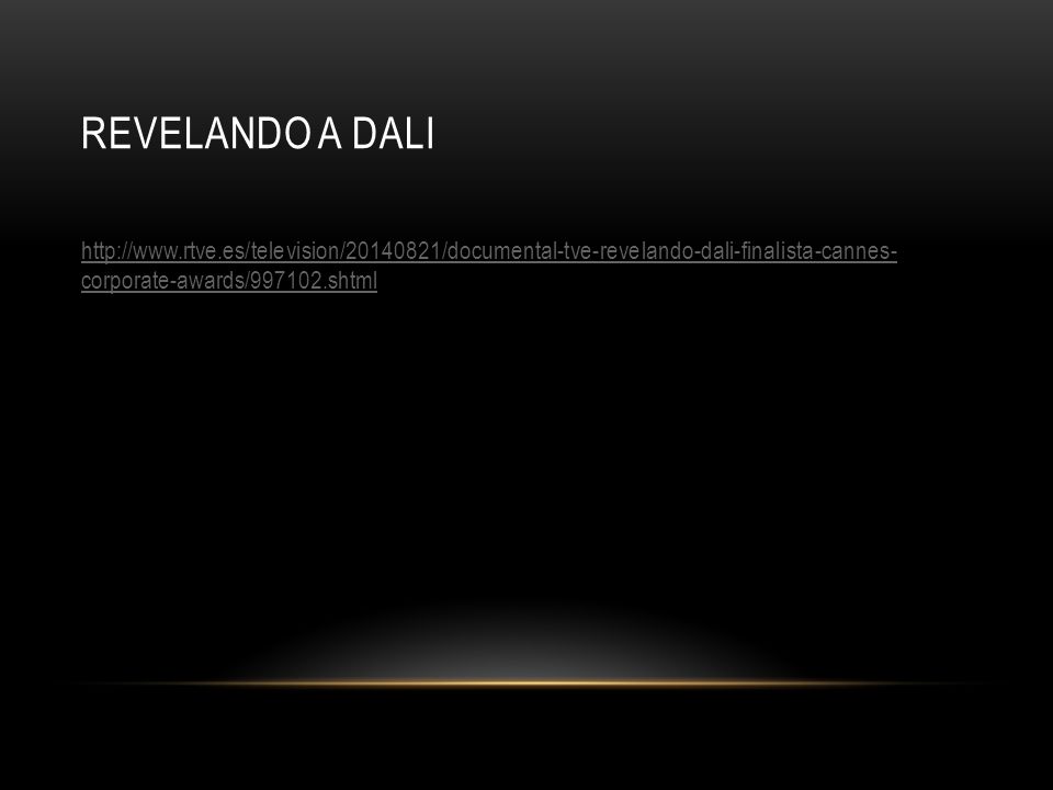 Revelando a Dali   corporate-awards/ shtml.