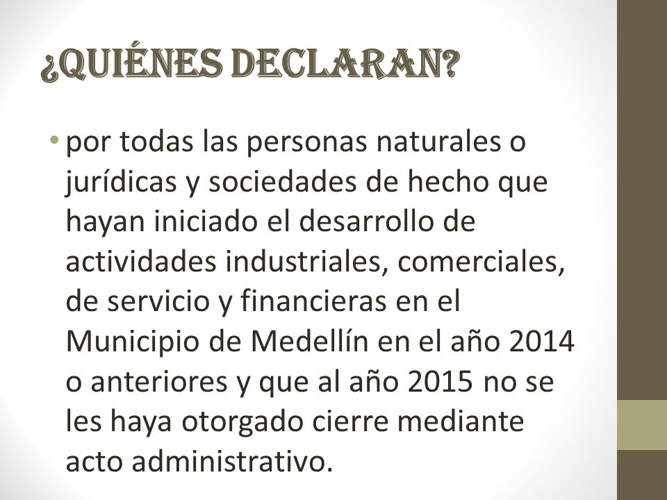 ¿Quiénes declaran